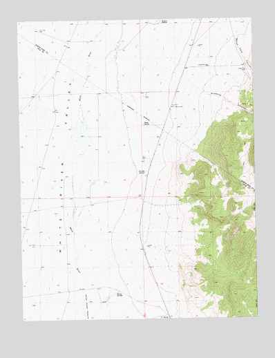 Hardy Springs, NV USGS Topographic Map