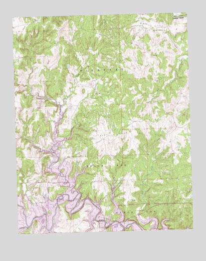 Avant NW, OK USGS Topographic Map