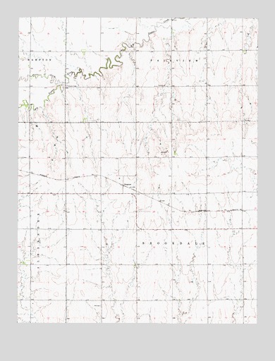 Hargrave, KS USGS Topographic Map