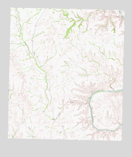 Harkell Canyon, TX USGS Topographic Map