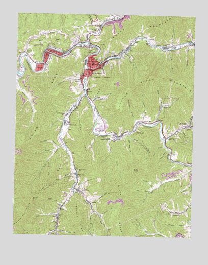 Harlan, KY USGS Topographic Map