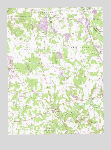 Harlansburg, PA USGS Topographic Map