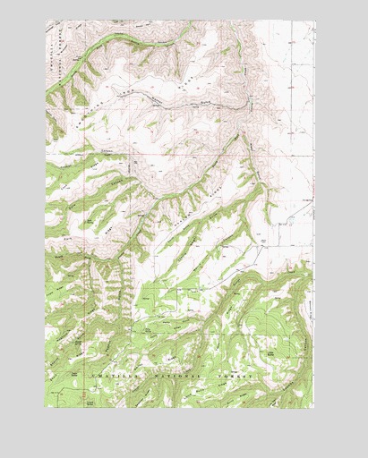 Harlow Ridge, WA USGS Topographic Map
