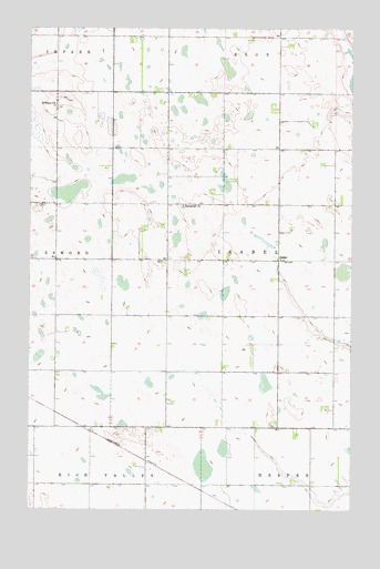 Harlow SW, ND USGS Topographic Map