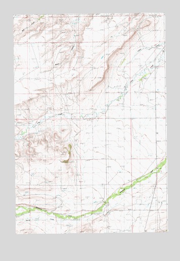 Harlowton SW, MT USGS Topographic Map