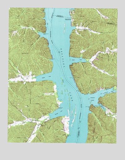 Harmon Creek, TN USGS Topographic Map