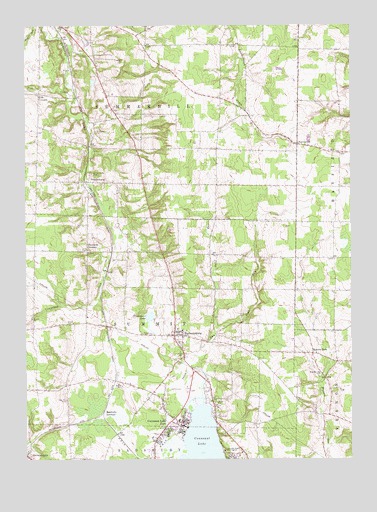 Harmonsburg, PA USGS Topographic Map