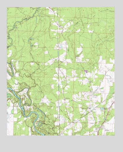Harmony Grove, AR USGS Topographic Map