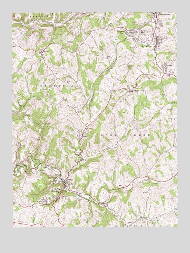 Avella, PA USGS Topographic Map
