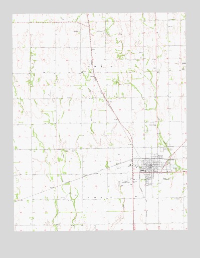 Harper, KS USGS Topographic Map