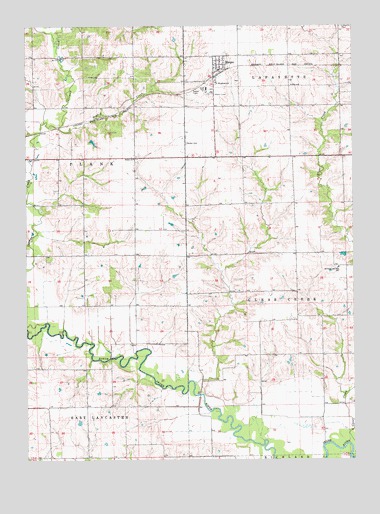 Harper, IA USGS Topographic Map