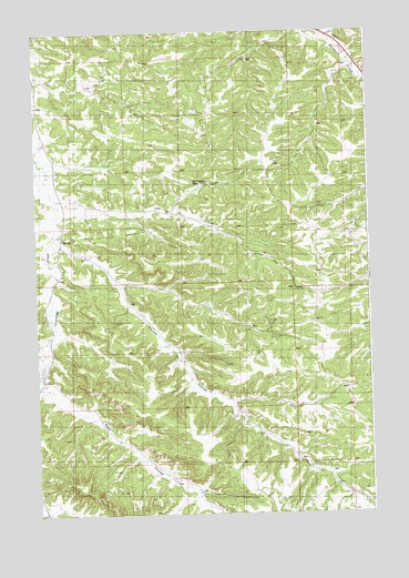 Harper Coulee, MT USGS Topographic Map