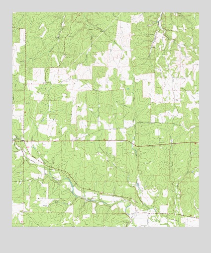 Harper East, TX USGS Topographic Map