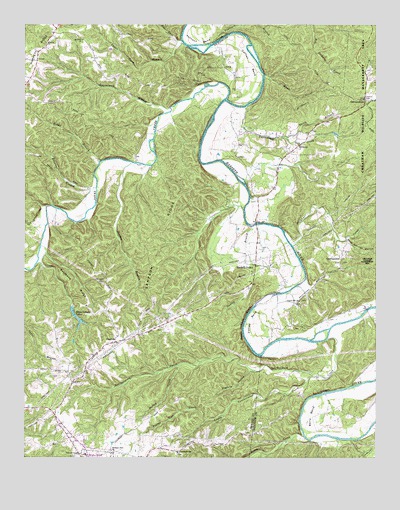 Harpeth Valley, TN USGS Topographic Map