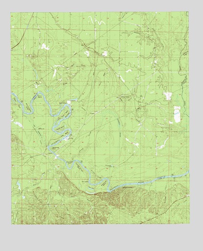 Harrell Brake, AR USGS Topographic Map