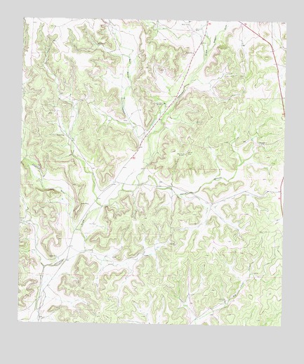 Harrell Canyon, TX USGS Topographic Map