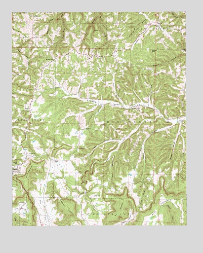 Harriet, AR USGS Topographic Map