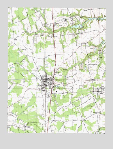 Harrington, DE USGS Topographic Map