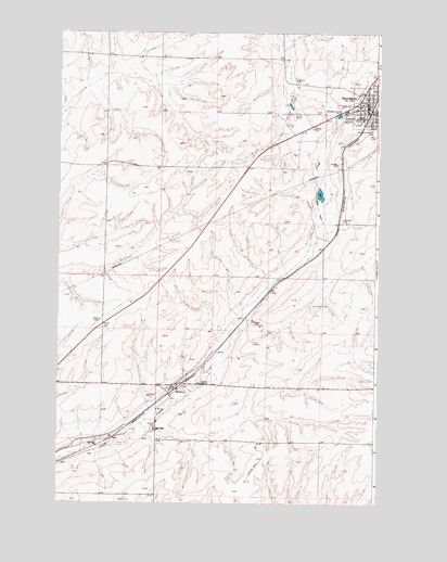 Harrington, WA USGS Topographic Map