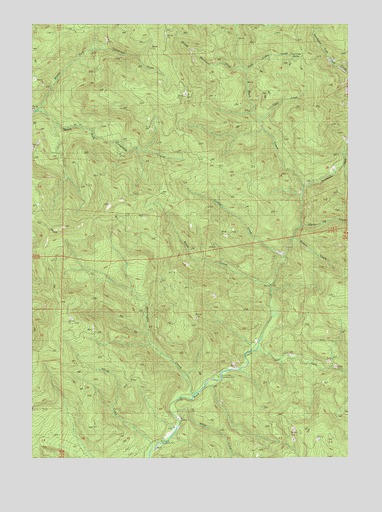 Harrington Creek, OR USGS Topographic Map