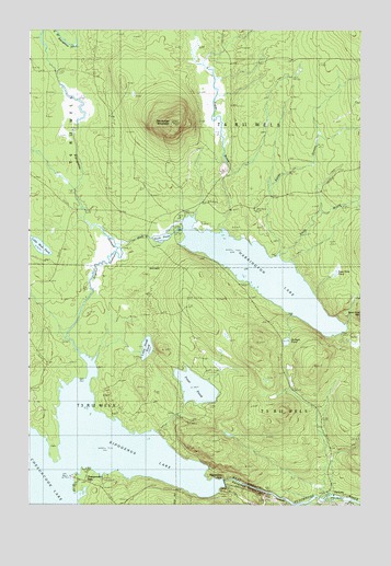 Harrington Lake, ME USGS Topographic Map