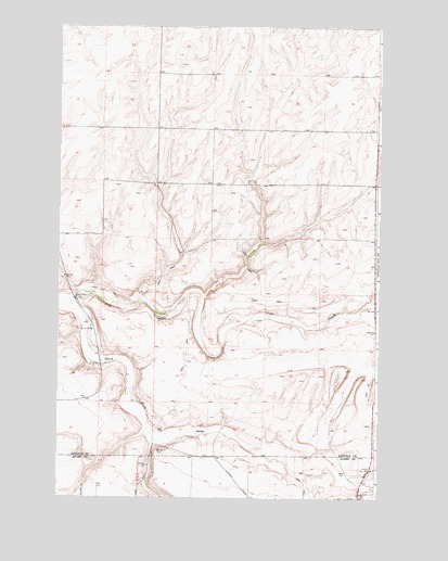 Harrington SE, WA USGS Topographic Map