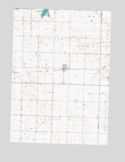 Harris, IA USGS Topographic Map