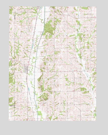 Harris, MO USGS Topographic Map