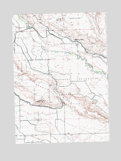 Harris Bridge, WY USGS Topographic Map