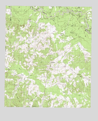 Harris Chapel, TX USGS Topographic Map