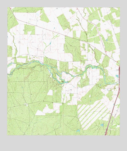 Harris Lake, TX USGS Topographic Map