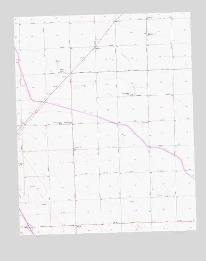 Harris Ranch, CA USGS Topographic Map