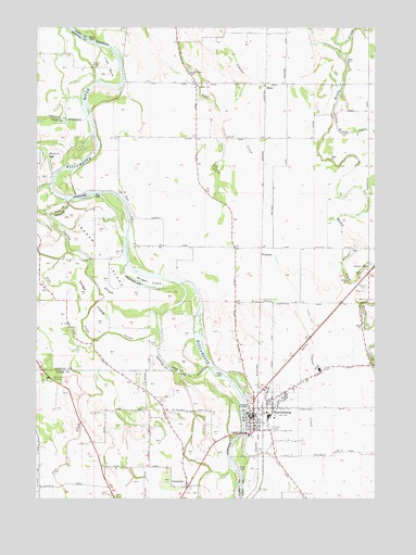 Harrisburg, OR USGS Topographic Map