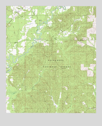 Harrisburg, AL USGS Topographic Map