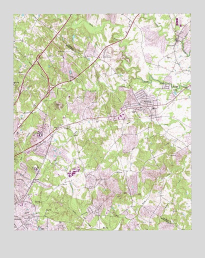 Harrisburg, NC USGS Topographic Map