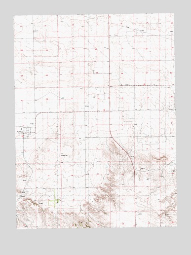 Harrisburg, NE USGS Topographic Map