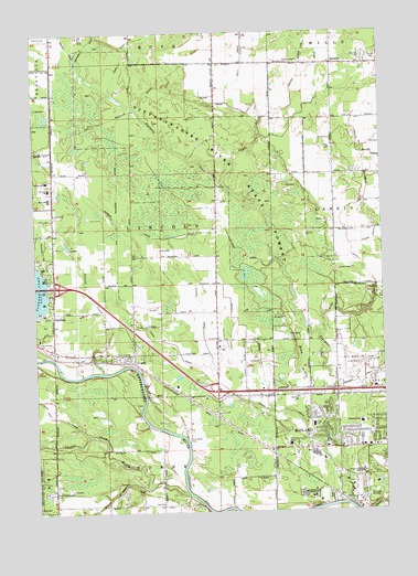 Averill, MI USGS Topographic Map
