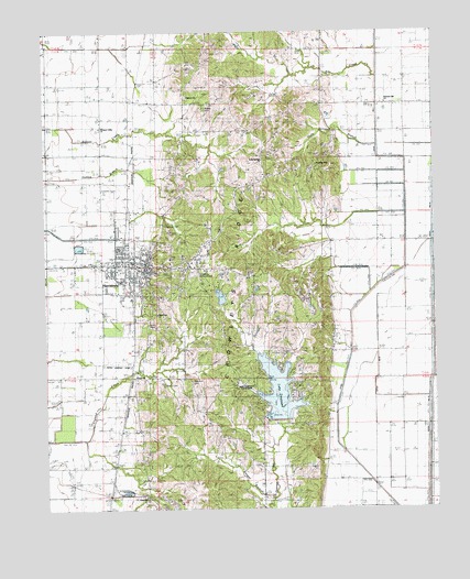 Harrisburg, AR USGS Topographic Map