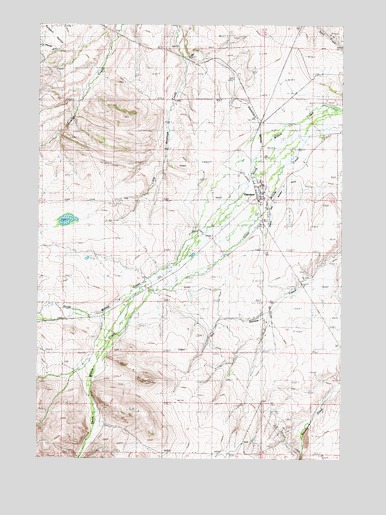 Harrison, MT USGS Topographic Map