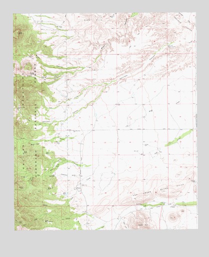 Harrison Canyon, AZ USGS Topographic Map