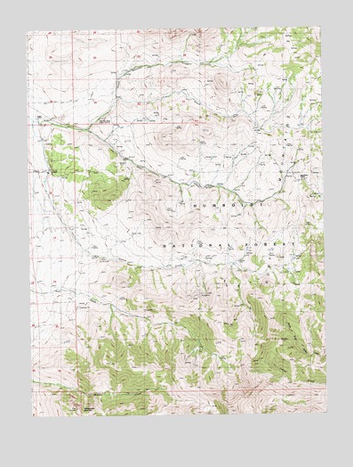 Harrison Pass, NV USGS Topographic Map