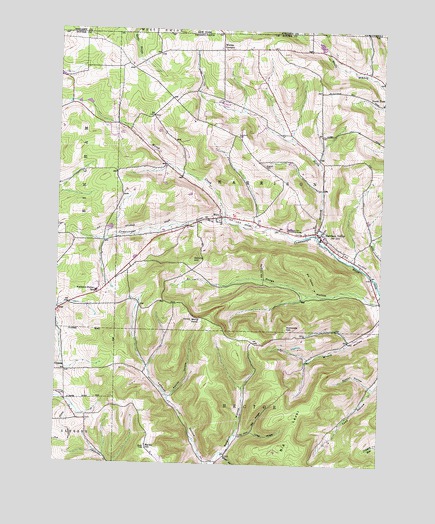 Harrison Valley, PA USGS Topographic Map