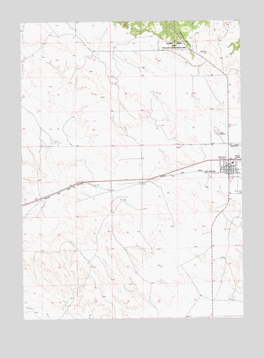 Harrison West, NE USGS Topographic Map