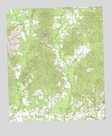 Harrisville, MS USGS Topographic Map