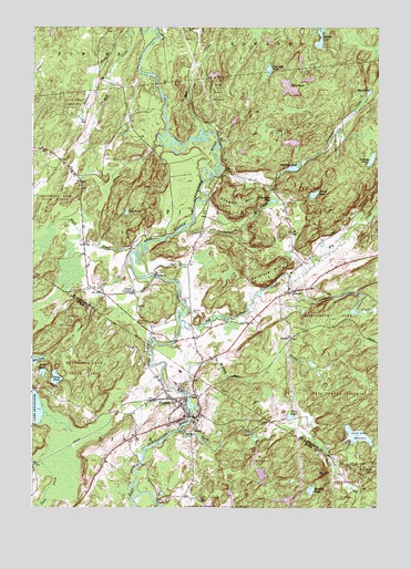 Harrisville, NY USGS Topographic Map