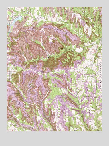 Harrisville, OH USGS Topographic Map