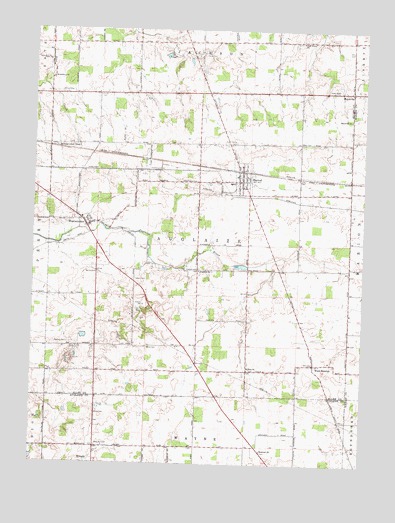 Harrod, OH USGS Topographic Map