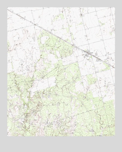 Harrold, TX USGS Topographic Map