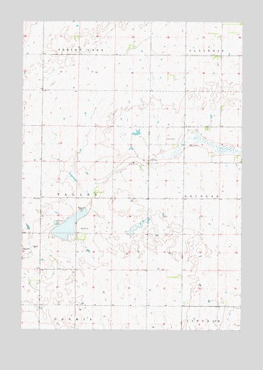 Harrold NE, SD USGS Topographic Map