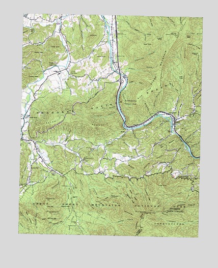 Hartford, TN USGS Topographic Map